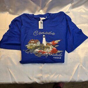 Carnival Cruise Line “Canada New England” graphic t-shirt.